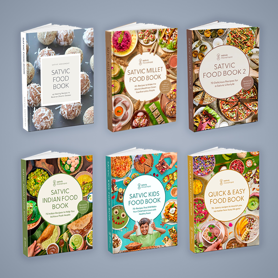 Combo Pack of 6 Food Books